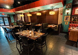 Restaurante decorado con la serie Victorian