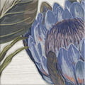 MURAL BLUE LEAVES